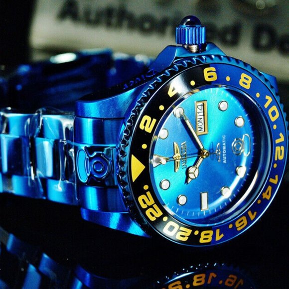 NEW Invicta Pro Diver Blue Day Date Watch - Picture 7 of 7